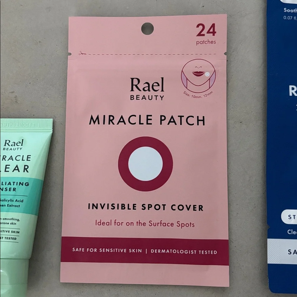 New RAEL K-Beauty bundle: Retinol Chin Mask, Patches & Exfoliating Cleanser